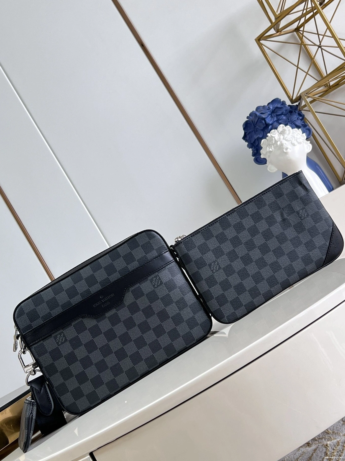 Aaa replica bags TRIO MESSENGER LOUIS VUITTON 0713